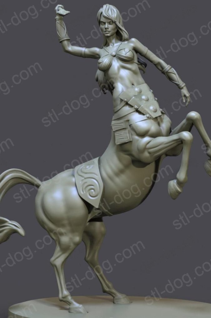 女性人马(Female Centaur) 3D打印图纸